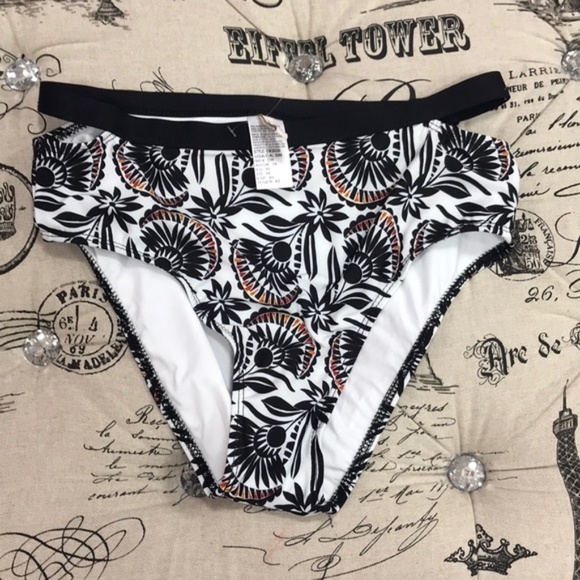 NWOT Ella Moss High Waist Swim Bikini Bottom - Picture 5 of 6